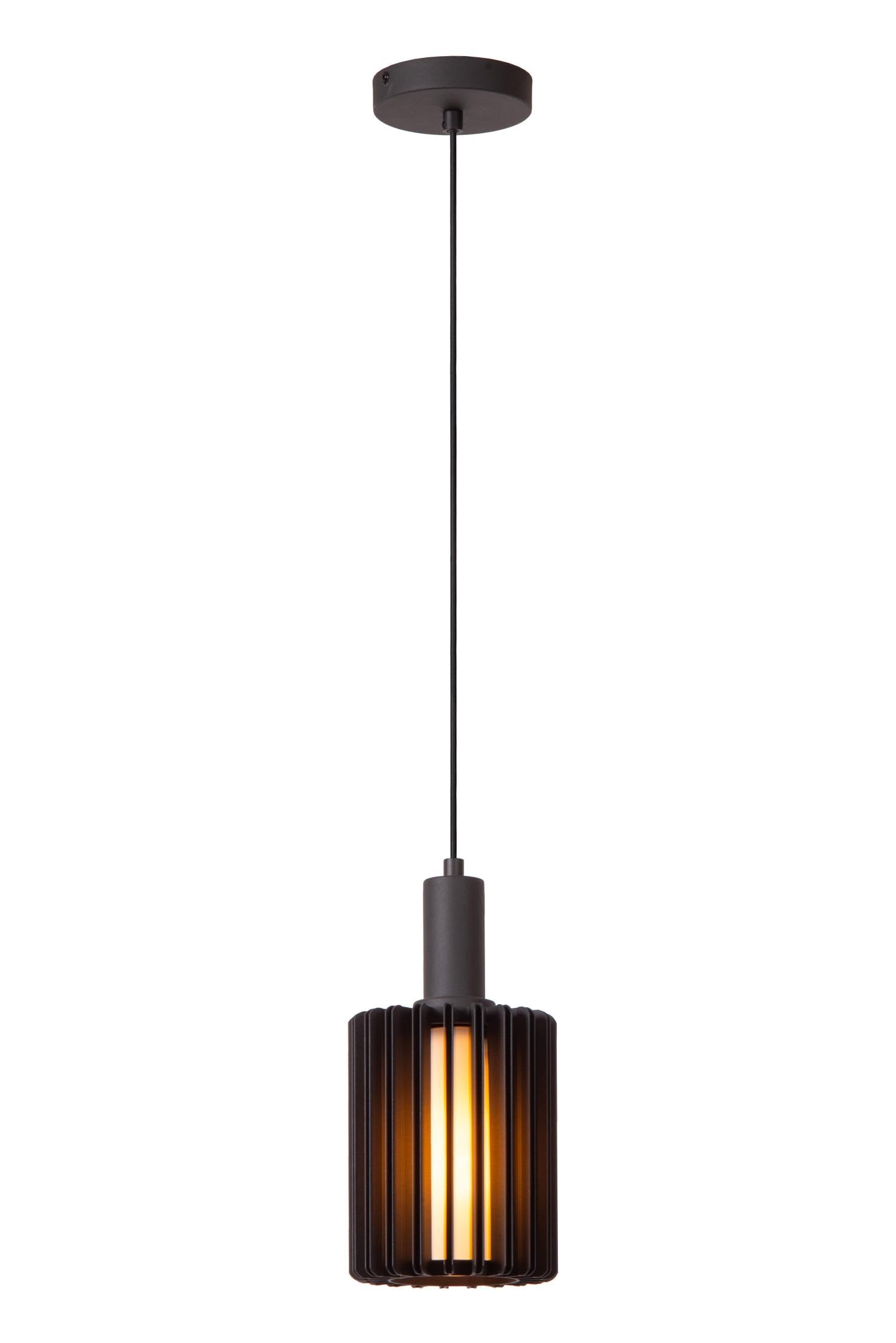 Lucide Lambres Ceiling Pendant Light Black from B&Q