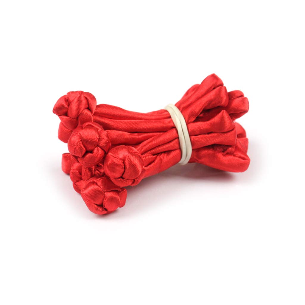 Fazvncv 20 Pairs Chinese for Tang Suit Cheongsam Buttons Knot Fastener Closures Handcraft National Clothing Accessories Clothing Buttons Gold