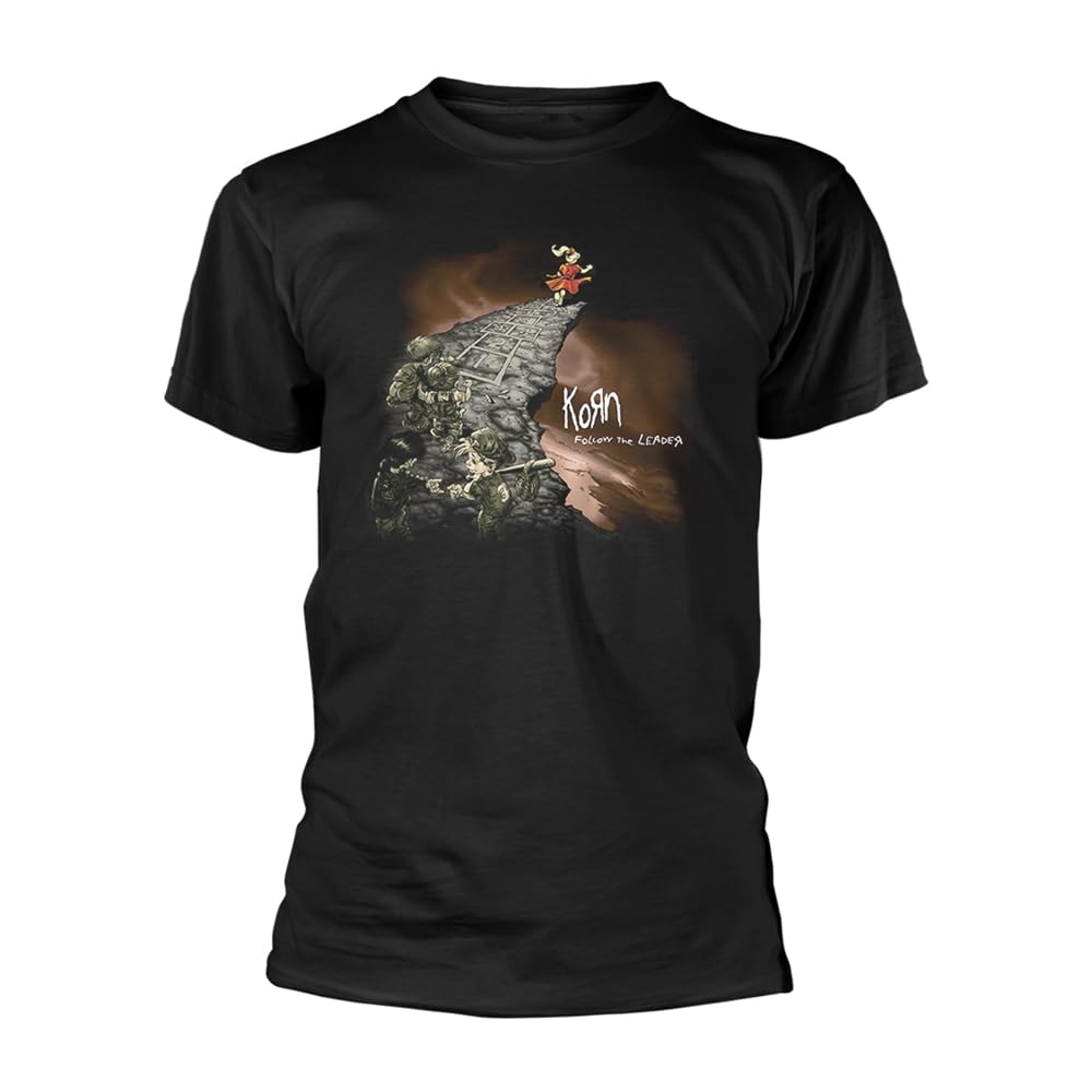 Rock Off officially licensed products Korn Follow The Leader Oficial Camiseta para Hombre