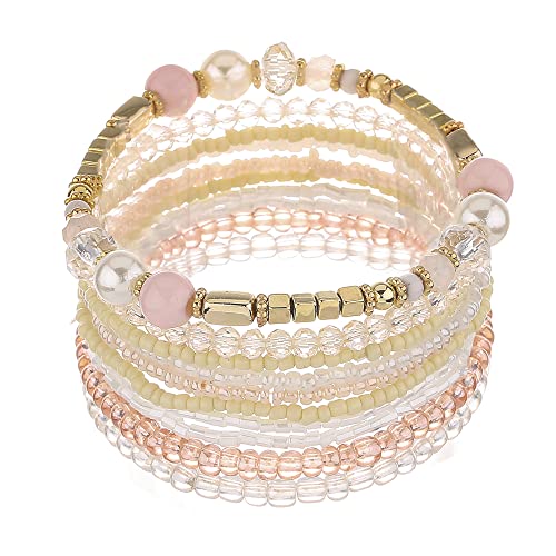 Iyours 6 Sets Bohemian Multilayer Tassels Bracelet Handmade Wrap Bracelets Bangle Jewelry Bracelets For Women (Ja6-4) #TOP5