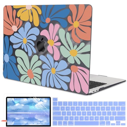 Funda para MacBook Pro 13 con diseño carcasa rígida A2338 M2 M1 y protector de teclado