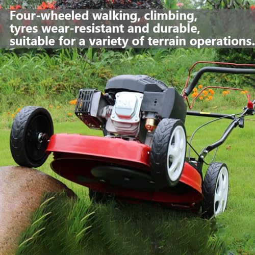 Self-Propelled Grass Cutting Machine, 20 inch Small Grass collectioner, Park Greening Gasoline Lawn Mower, 4400W 60L Grass Bag, 51 cm Cutting Width, 25-75 cm Adjustable 7 Cutting Heights - Image 6