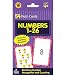Carson Dellosa - Numbers 1 to 26 Flash Cards - 54 Cards for Recognizing Digits and Counting for Preschool Toddlers, Ages 4+ (Brighter Child Flash Cards) (Packaging May Vary)