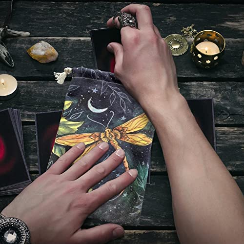 Namvo Tarot Aufbewahrungstasche 13x18cm - Samtbeutel Für Karten & Kristalle