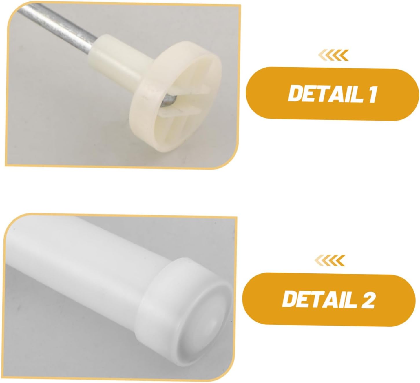 4pcs Washing Machine Suspension Spring Rod Kit, 22.2 Inch Washer Vibration Dampers Replacement Parts, Anti-vibration Shock Absorber Rods Compatible with Haier Washers for Appliance