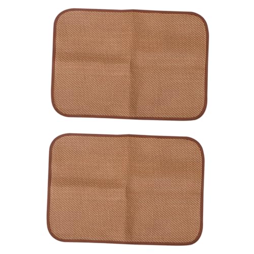 VERDANVERSE 2 Stück Hundematte Rattan Bambus Kühlmatte...