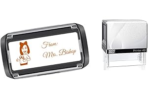 Personalized Self-Inking Bitmoji Teacher Stamps for Customized Grading and Feedback