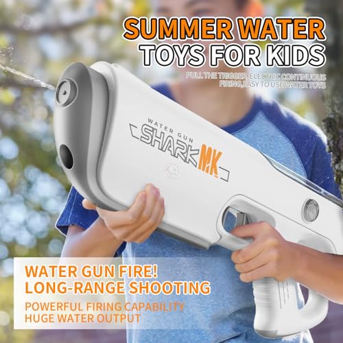 Image of Storio Rechargeable Electric Battery Operated Holi Pichkari Water Gun Toy for Kids| Auto Absorb, Continuous Firing| Upto 35Ft Shooting Range| High Pressure Mechanism