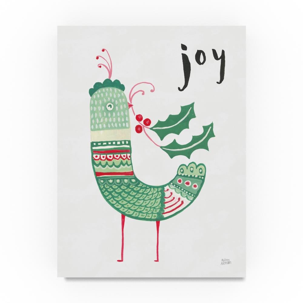 Christmas Tweets II by Melissa Averinos, 18x24-Inch Canvas Wall Art