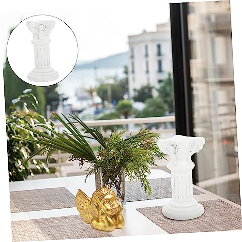 Colonne décorative blanche style pilier romain déco chic