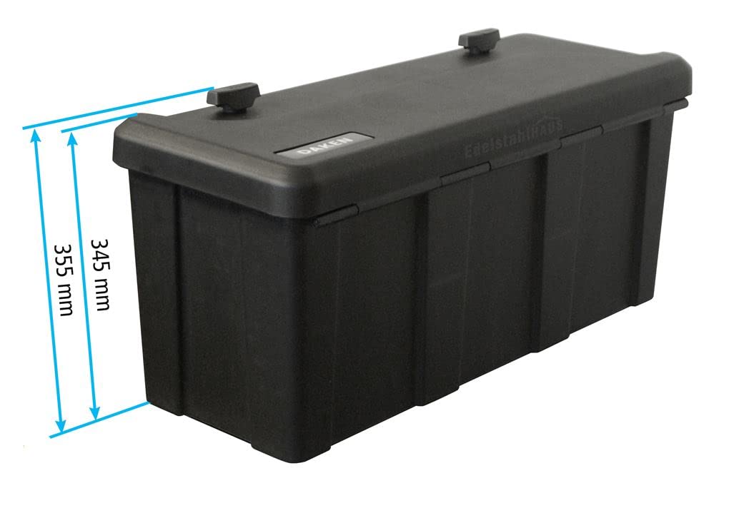 Daken B50-2 Werkzeugkasten, 750 x 355 x 300 mm, ca. 50,6 Liter, Deichselbox