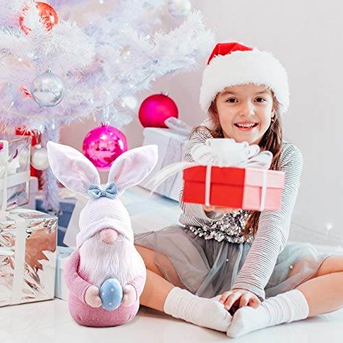 image for Cute Gnome Easter Decorations with Easter Eggs, Easter Faceless Gnomes