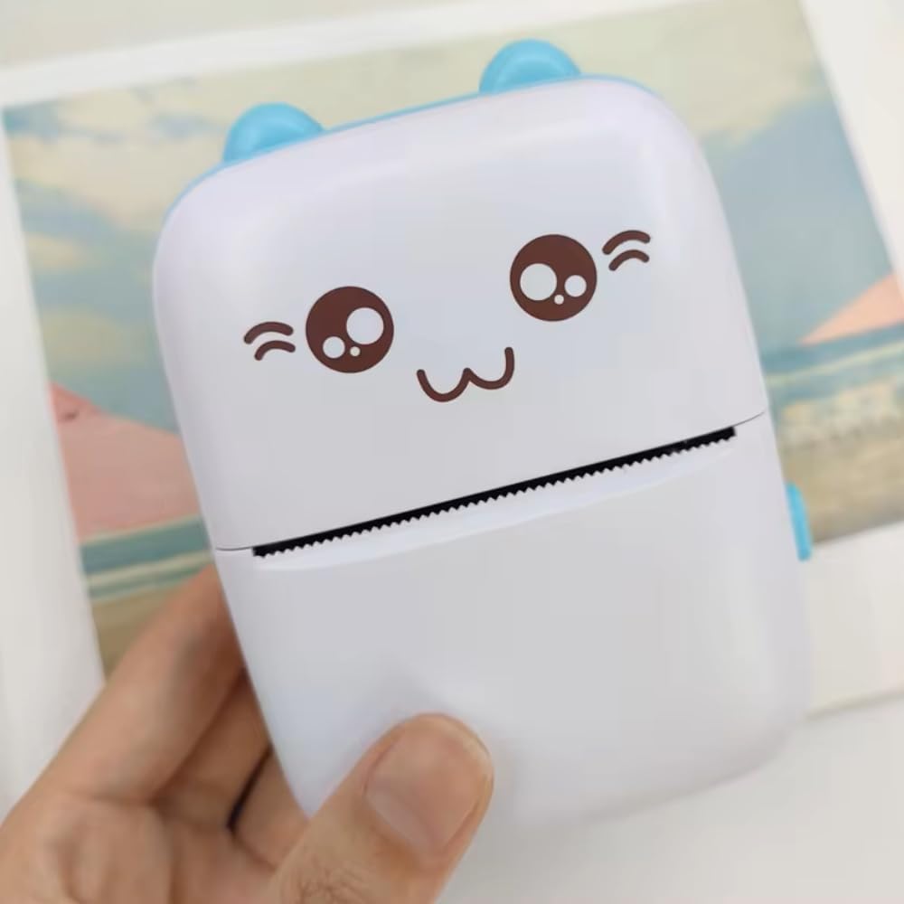 mini bluetooth thermal printer portable inkless printer for android & ios