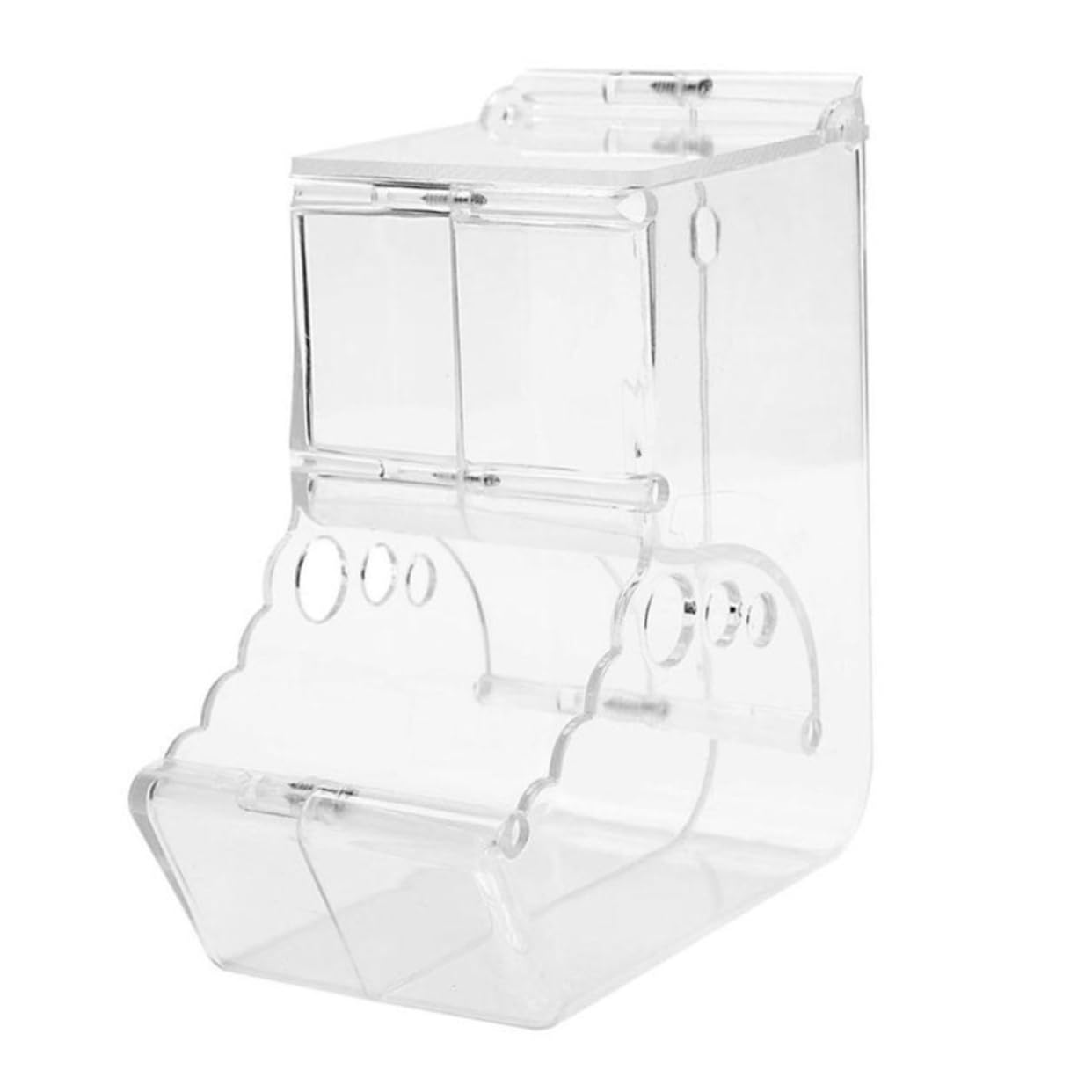 DOITOOL 2stücke Automatischer Hamster Futterspender Transparente Futterstation Für Kleintiere Für Hamster Meerschweinchen Andere Haustiere Sicher Einfach Zu Reinigen Zu Installieren