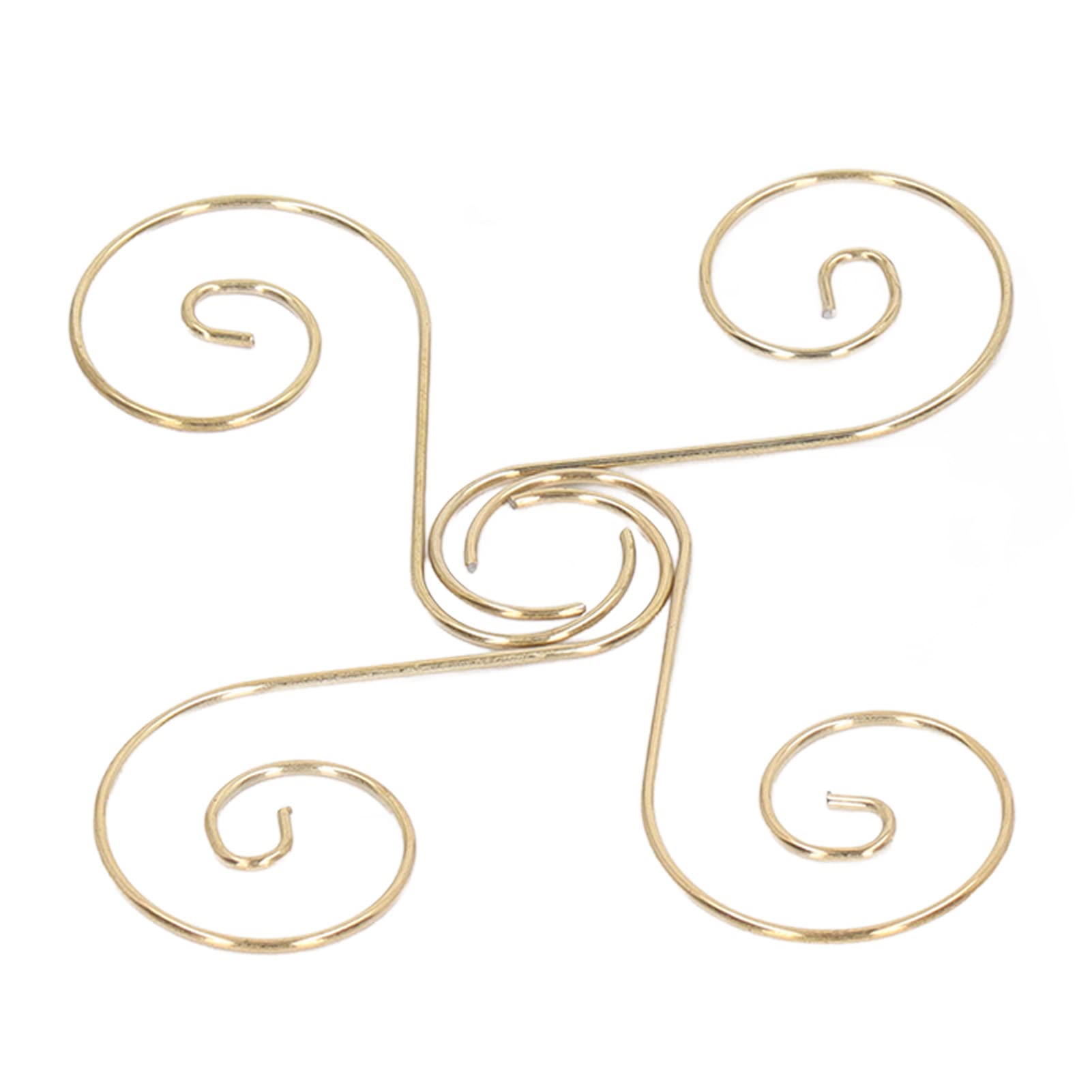 Juego de Ganchos en Forma de S Decorativos de Acero Inoxidable sin oxidación, 600 Uds., Ganchos Decorativos en Forma de S para Navidad (Oro)