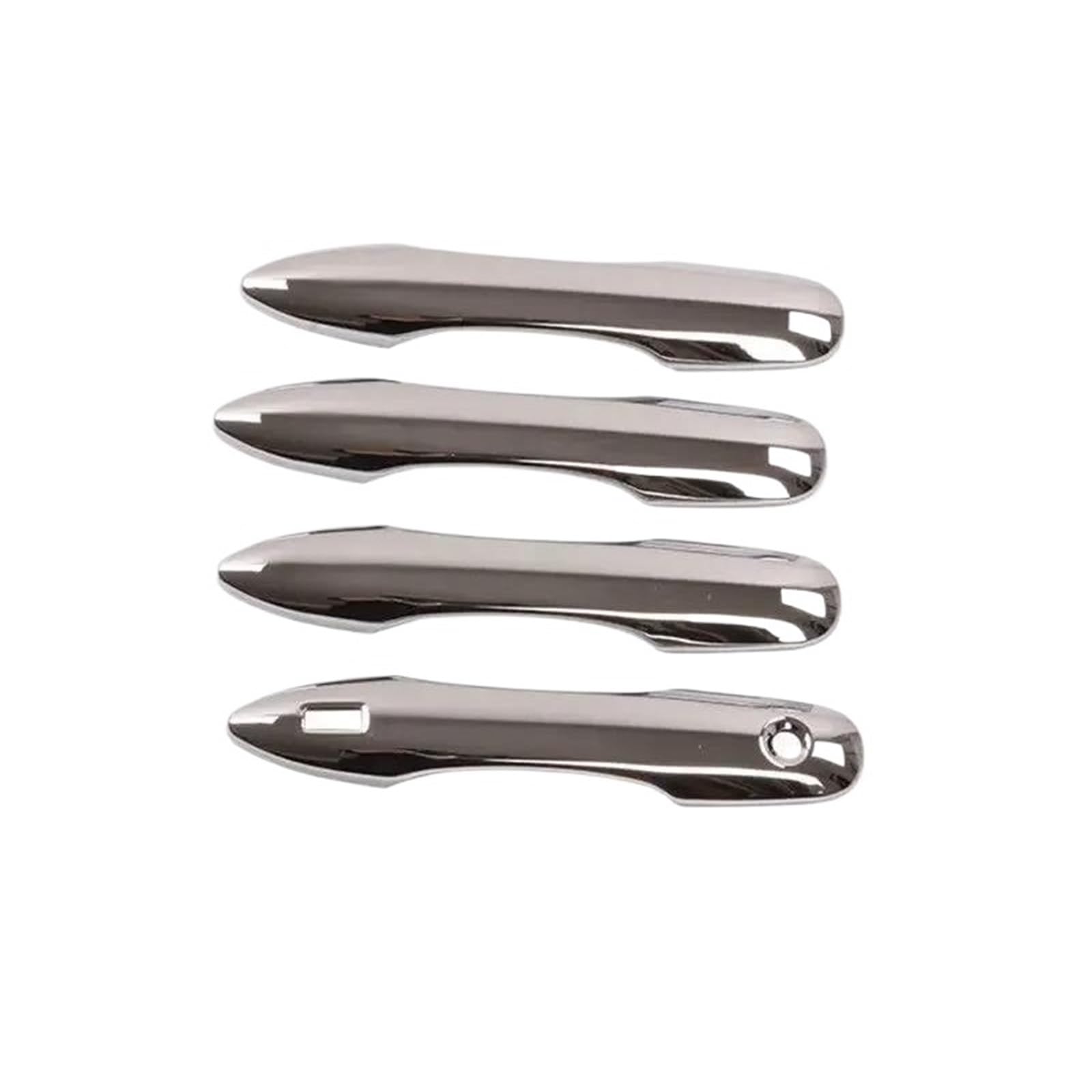 ATGCBCAUF Chrome Car Door Handle Cover Bowl Trim Sticker Styling for Toyota for Camry XV70 70 2018-2024 Car Exterior Door Handles