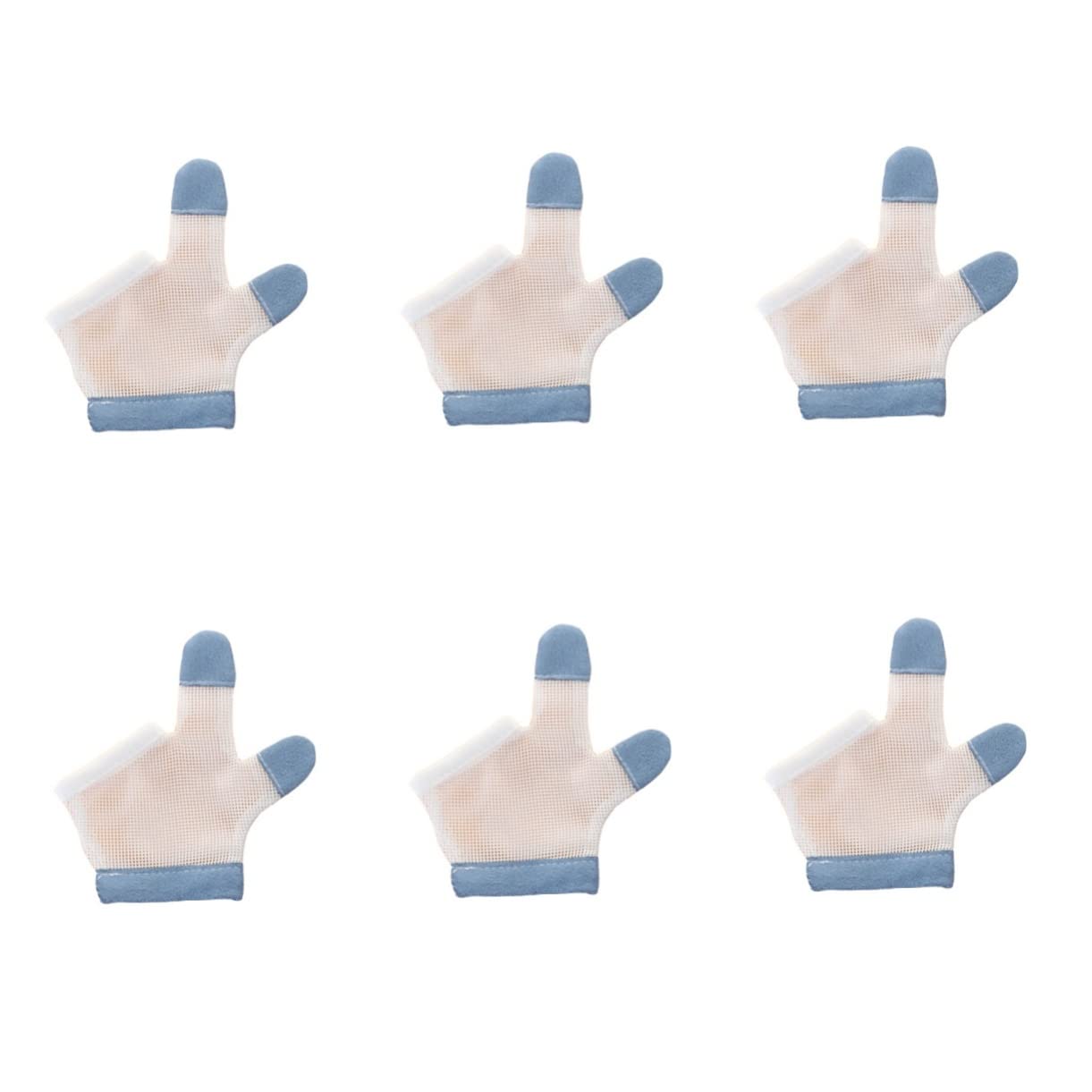 Toddmomy 6 Pairs Anti-eating Gloves Outdoor Toddler Toys Toys for Baby Girl Newborn Baby Toys Teether Stop Finger Sucking Baby Teething Toys Teething Mitten Outdoor Mitt Outdoor Gloves Yarn