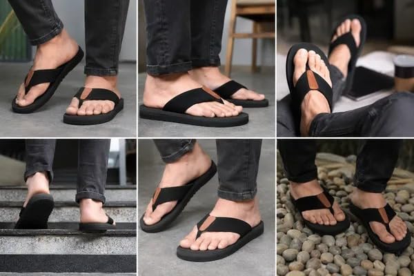 ORTHORAISE Store ORTHORAISE Mens Orthopedic Flip Flops - Image 8