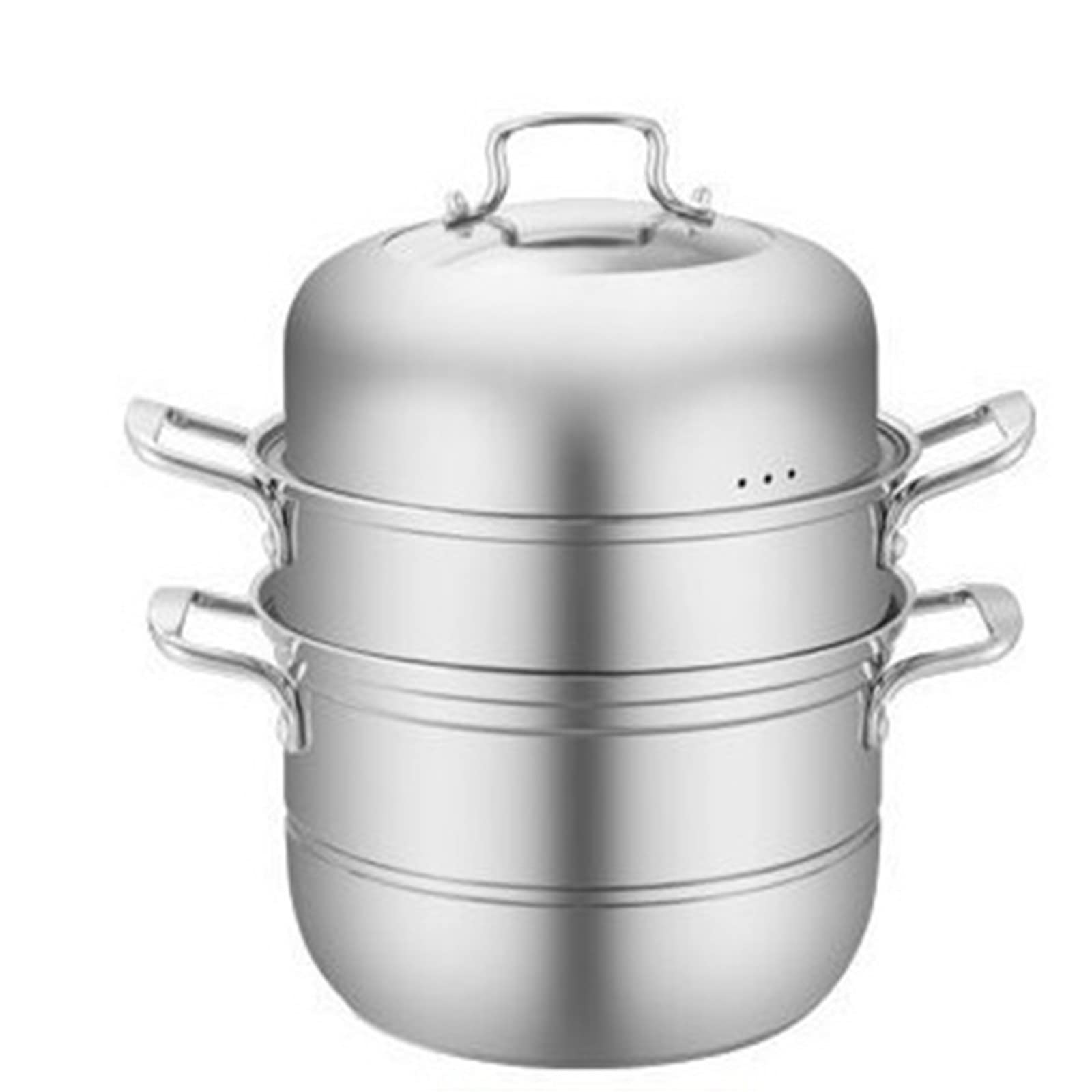 Amazon.co.jp: 蒸し器 ステンレス二層三層二重底調理鍋多目的調理鍋