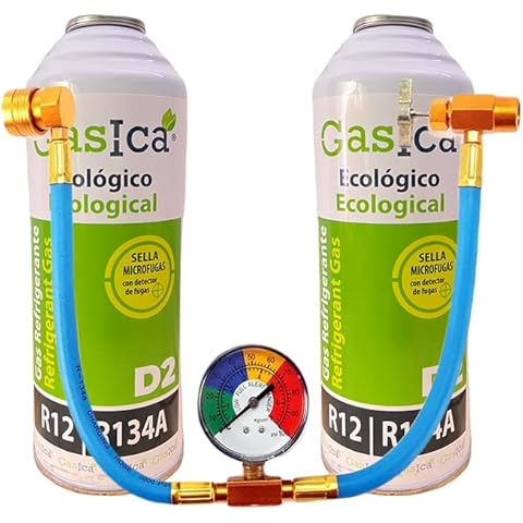 GASICA D2 PACK AHORRO CARGA AIRE ACONDICIONADO COCHE Cover