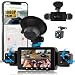 SIXWIN 360° Dashcam 4 Canali 1080P con WiFi e App – Visione a 360° con 4 Telecamere, Display da 3 Pollici, Visione Notturna, Sensore G, Monitoraggio Parcheggio 24/7, Registrazione in Loop