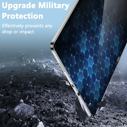 WYQLTD Privacy Screen Protector for iPad Air 11 Inch M4/M3/M2, (2026/2025/2024, 8th/7th/6th Gen), Anti-Spy 9H Tempered Glass, Anti-Scratch, Bubbles Free by WYQLTD - Image 5