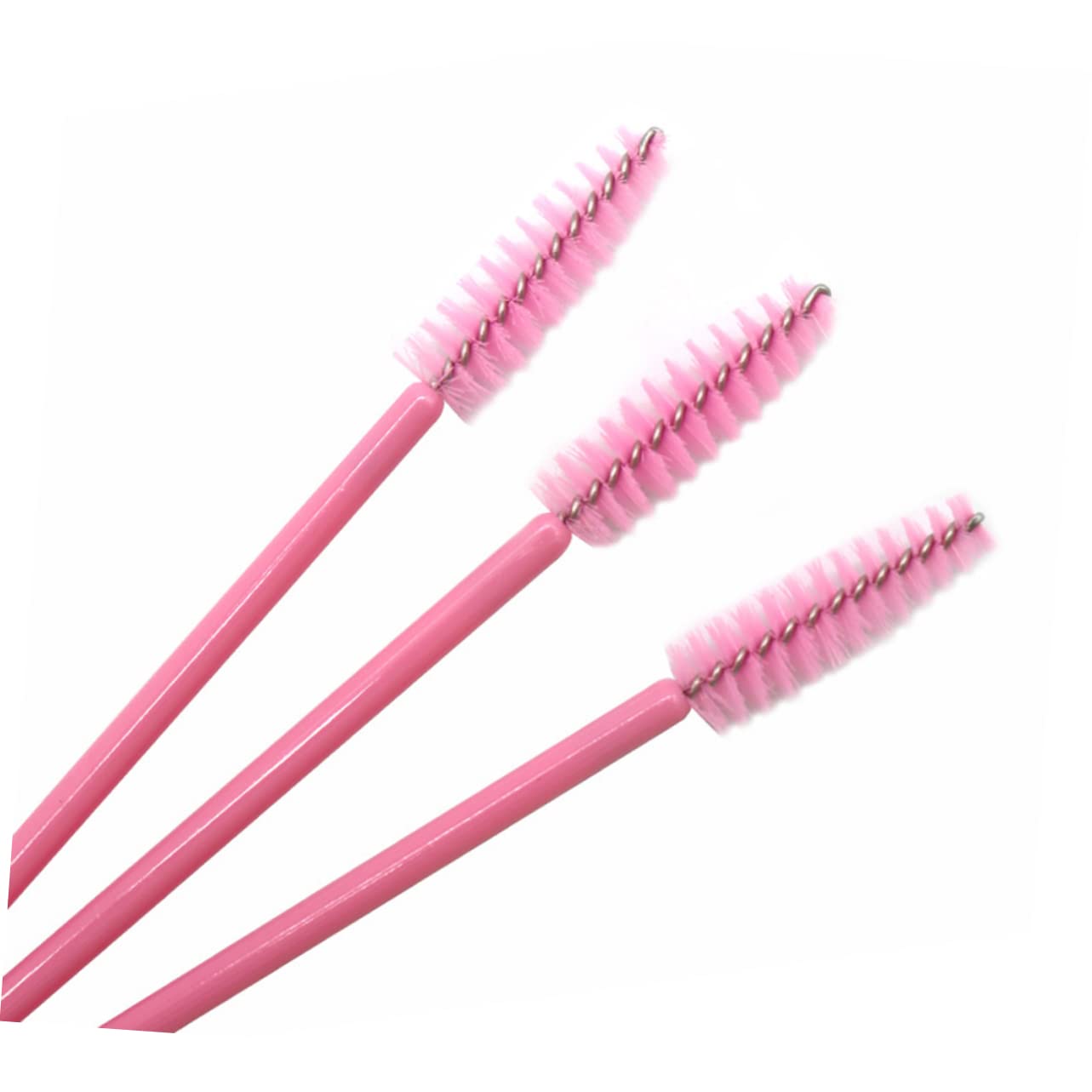 Baluue Fan Eyelash Mascara Brushes 100pcs Makeup Applicator Wands Set Brush Head