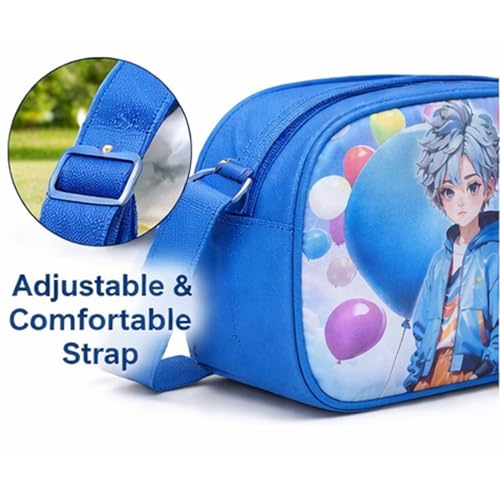 Image of Asera Birthday Return Gifts Sling Bag /Picnic Bag Cartoon Theme Bags for Kids (Boys Design 6 Pcs)