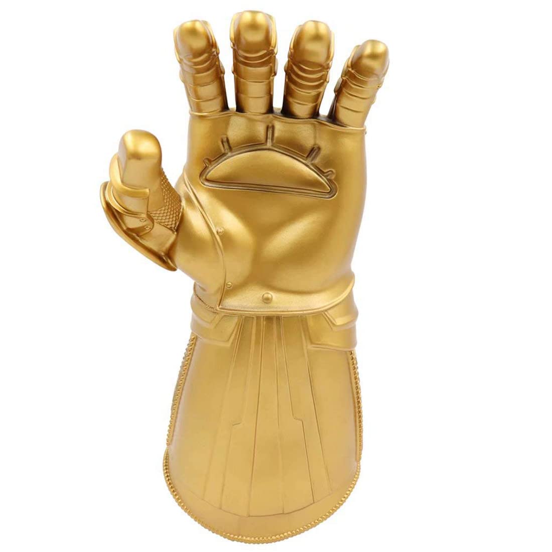 SINSEN Thanos Handschuh mit LED Leuchten für Kinder Erwachsene Thanos Gauntlet mit Infinity Steine Machthandschuh mit Edelsteine Halloween Cosplay Kostüm Party Requisiten