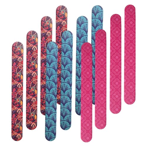 12 Dual-Sided Nail File Emery Boards Set