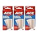ACE Elastic Bandage with Hook Closure, 4 Inches (Pack of 3)