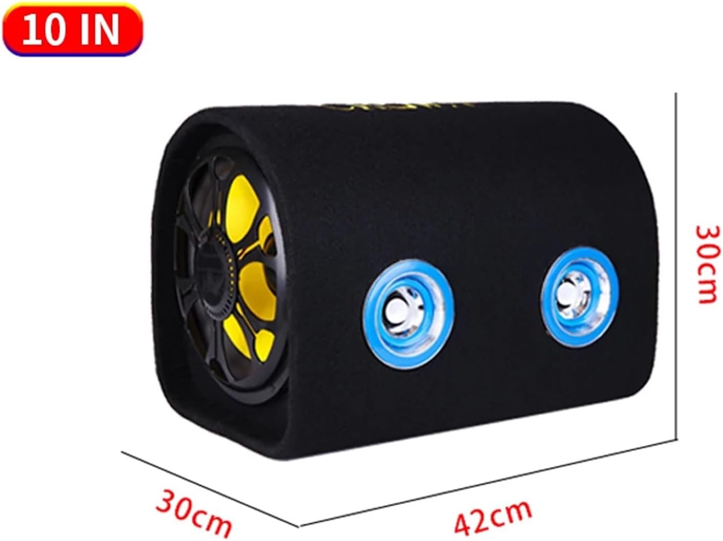 12V 220V Car Audio Active Subwoofer Motorcycle Speaker Box 8 inch HiFi KTV Home Computer Bass Speakers Bass(8 inches)