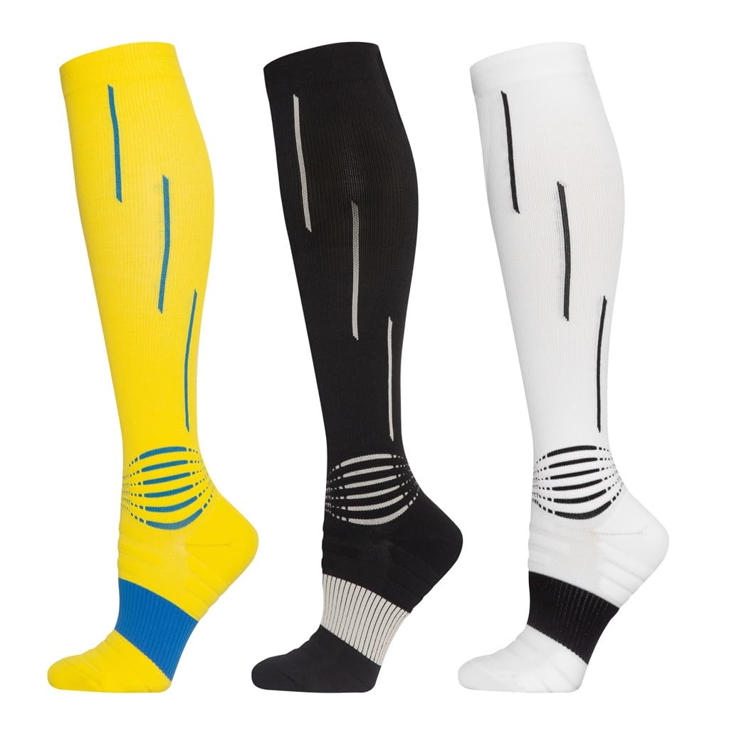 Calze a pressione per esercizi a compressione muscolare, corda per saltare, maratona, corsa