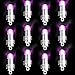Acmee Non-blinking Water Proof LED Mini Light Light up Paper Lanterns,Balloons,or Vase for Birthday Party or Wedding Decoration (Purple, Pack of 12)