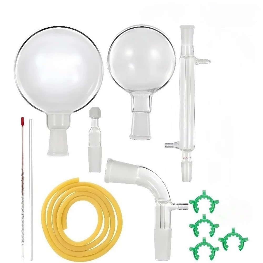 Laborausstattung und -bedarf 250/500ml Vakuum Destillation Set Labor Glaswaren 24/29 Gelenke Ätherisches