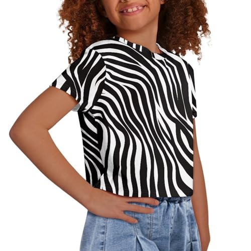 Image of AmzPrint Cute Cartoon Pig Piggy Print Pink Shirt Girls Graphic Tee T Shirts Solid Color Short Sleeve Tunic Crop Tops