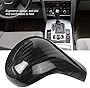 Gear Shift knob for Audi -Carbon Fiber Car Gear Shift Knob Cover Trim for Audi A6L Q5 A5 A4L Q7