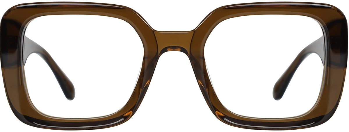 Blue Light Blocking Glasses - Anti Glare Eyestrain 99 Filter Lightweight Acetate Frame for Gaming Office Reading