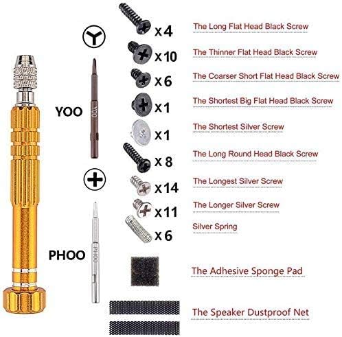 Miniatura 5 de eXtremeRate - Placa trasera para Nintendo Switch Console, NS Joycon con carcasa de mando de mano con botones de juego completo, carcasa de repuesto