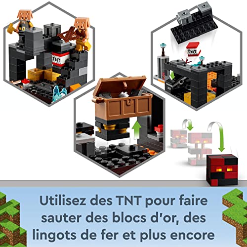 LEGO Minecraft 21185 Le bastion du Nether - vue 8