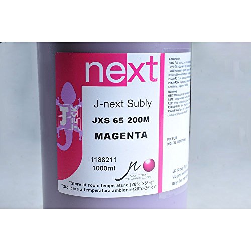 H-E 1 Liter J-Next Subly Jxs-65 Dye Sublimation Ink For Mimaki/Mutoh/Roland/Epson Printers - 1 Liter/Bottle/Color (K) #TOP5