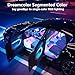 FCPVHOY car led Lights Interior,car Ambient Lighting,Inside Lights for car,APP Control 16 Million Colors Music Sync,DIY Mode Multicolor led Lights for car Interior,Trucks,SUVs,15V USB Power