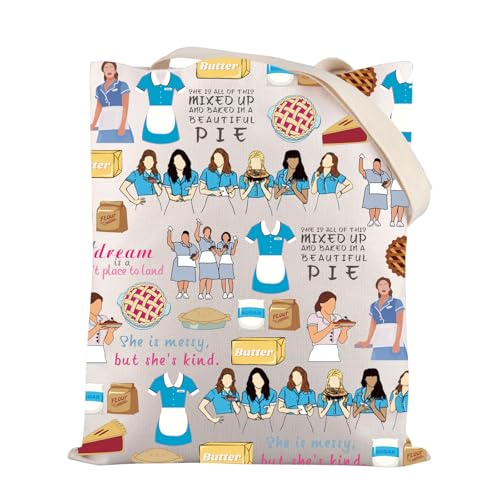 Tote Bag Waitress Sac en Toile Idéal pour les Sorties et Répétitions