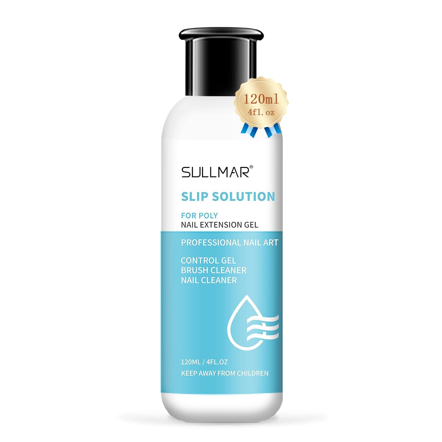 Slip Solution Poly Nail Gel Nail Liquid 120ml 4FL.OZ Slip Solution Poly Nail Gel Slip Solution Poly Nail Gel Nail Slip Solution and Cleaner