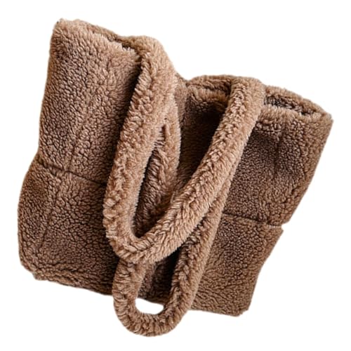 Sac fourre-tout en peluche pour femme VALICLUD avec bandoulière