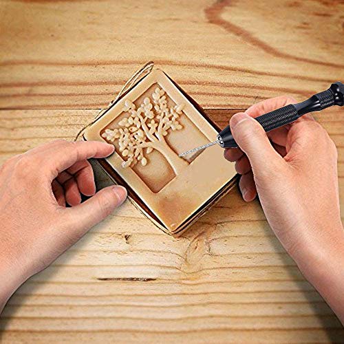 ManLee 37 Pcs Hand Drill Bits Set Include Micro Mini Twist Drill Bits Precision Pin Vise for Wood Jewelry Plastic Craft Carving DIY Drilling Electronic Assembling