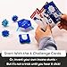 Fat Brain Toys Magshuto Mag-Kit Series 1 Metal Cypher Blue, Magnetic Trick Shot System, Open-Ended Disc-Launching Skill Challenge for Ages 6 and Up