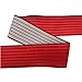 TOMASELLI MERCERIA 50 Cm Passamaneria Nastro Elastico Riga Lucido Alto 6 Cm - Rosso