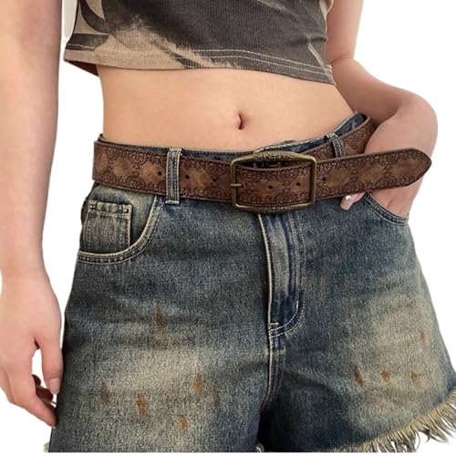 Boho Belt Cowgirl Belt Western Belt Y2k Belt Streetwear Punk Aesthetics Grunge Accessories 80s Belt