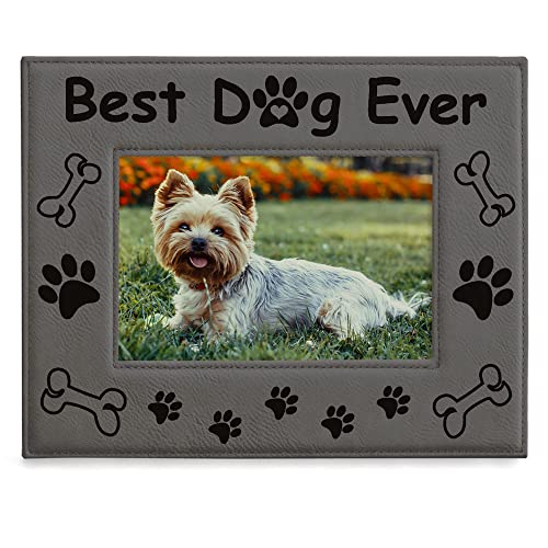 KATE POSH Engraved Leather Frame